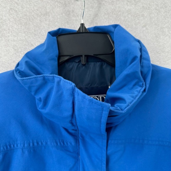 Lands’ End Jacket Womens MEDIUM Blue Full Zip‎ Gore-tex Insulated Squall - Picture 7 of 14